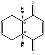 1,4-Naphthalenedione, 4a,5,8,8a-tetrahydro-, (4aR,8aS)-rel- Struktur