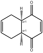 1,4-Naphthalenedione, 4a,5,8,8a-tetrahydro-, (4aR,8aS)-rel- 结构式