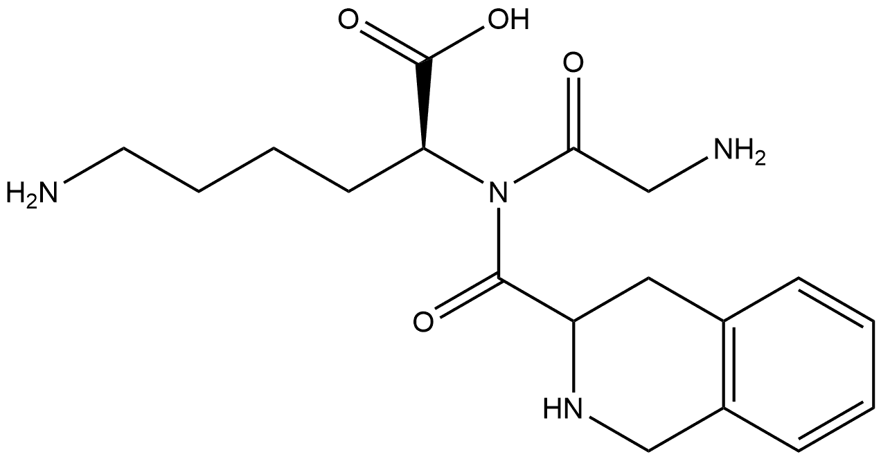 350595-75-4 L-Lysine, glycyl-(3S)-1,2,3,4-tetrahydro-3-isoquinolinecarbonyl- (9CI)