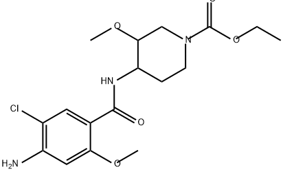 CISAPRIDE BENZAMIDE CARBETHOXY 结构式