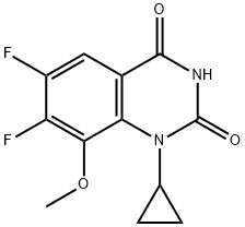 2,4(1H,3H)-Quinazolinedione, 1-cyclopropyl-6,7-difluoro-8-methoxy-