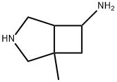 3-Azabicyclo[3.2.0]heptan-6-amine,1-methyl-(9CI) Structure