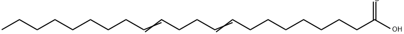 9,13-ドコサジエン酸 化学構造式