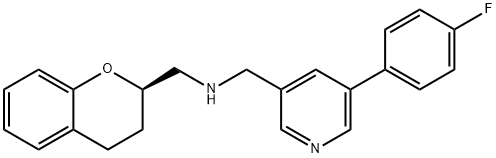 Sarizotan 化学構造式