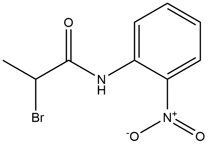 2-Bromo-N-(2-nitrophenyl)propanamide Struktur