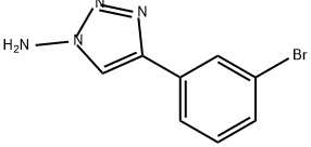 1H-1,2,3-Triazol-1-amine, 4-(3-bromophenyl)- Structure