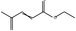 2,4-Pentadienoic acid, 4-methyl-, ethyl ester Structure