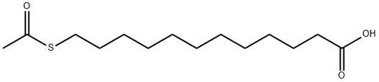 Dodecanoic acid, 12-(acetylthio)- Struktur