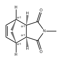 4,7-Methano-1H-isoindole-1,3(2H)-dione, 3a,4,7,7a-tetrahydro-2-methyl-, (3aR,4S,7R,7aS)-rel-,3526-89-4,结构式