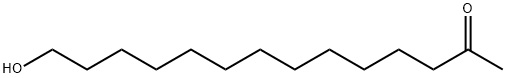 14-hydroxy-tetradecan-2-one Struktur