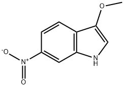 3-Methoxy-6-nitro-1H-indole Struktur