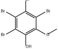 Phenol, 2,3,4,5-tetrabromo-6-methoxy- Structure