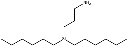 3-(Dihexyl(methyl)silyl)propan-1-amine Struktur