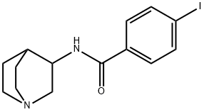 Benzamide, N-1-azabicyclo[2.2.2]oct-3-yl-4-iodo- 化学構造式