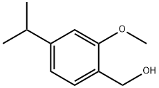 Benzenemethanol, 2-methoxy-4-(1-methylethyl)- 结构式