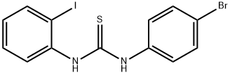 Thiourea, N-(4-bromophenyl)-N'-(2-iodophenyl)- Structure