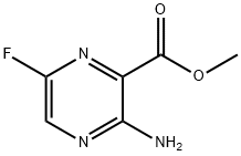3-氨基-6-氟吡嗪-2-羧酸甲酯,356783-41-0,结构式