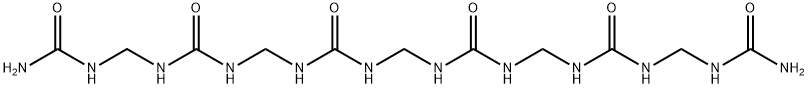 5,9,13,17,-Tetraoxo-2,4,6,8,10,12,14,16,18,20-decaazaheneicozaandioic acid diamide Struktur