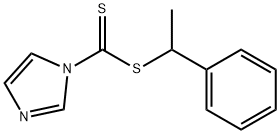 1-苯基乙基1H-咪唑-1-二硫代甲酸酯,357268-45-2,结构式