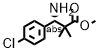 methyl-(3S)-3-amino-3-(4-chlorophenyl)-2,2-dimethylpropanoate,357388-75-1,结构式