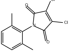 1H-Pyrrole-2,5-dione, 3,4-dichloro-1-(2,6-dimethylphenyl)- 结构式