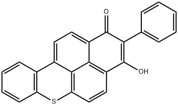 1H-Naphtho[2,1,8-mna]thioxanthen-1-one, 3-hydroxy-2-phenyl-