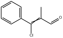 2-Propenal, 3-chloro-2-methyl-3-phenyl- Structure