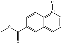 6-Quinolinecarboxylic acid, methyl ester, 1-oxide Structure