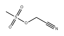 Acetonitrile, 2-[(methylsulfonyl)oxy]- Structure