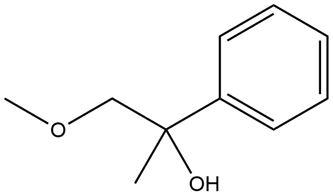 1-甲氧基-2-苯基丙-2-醇,3587-66-4,结构式