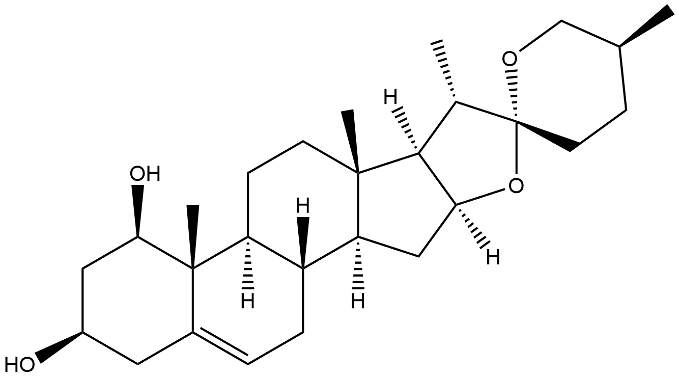 新鲁斯可皂苷元 结构式