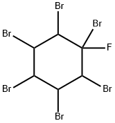 Cyclohexane, 1,2,3,4,5,6-hexabromo-1-fluoro- Structure