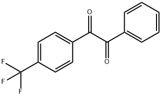 1,2-Ethanedione, 1-phenyl-2-[4-(trifluoromethyl)phenyl]- 化学構造式