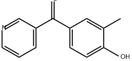 Methanone, (4-hydroxy-3-methylphenyl)-3-pyridinyl- 化学構造式