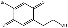 2,5-Cyclohexadiene-1,4-dione, 2-bromo-5-(2-hydroxyethyl)- Struktur