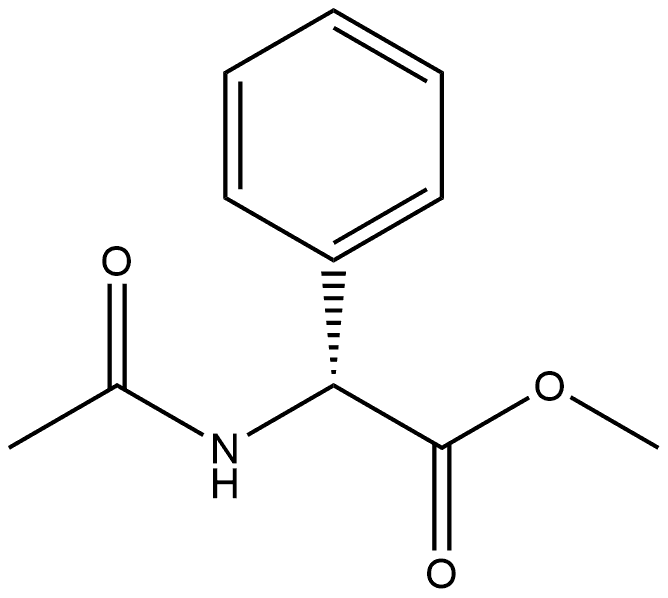 Benzeneacetic acid, α-(acetylamino)-, methyl ester, (αR)-