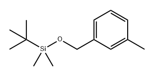 Benzene, 1-[[[(1,1-dimethylethyl)dimethylsilyl]oxy]methyl]-3-methyl- Structure