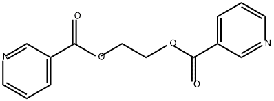 3-Pyridinecarboxylic acid, 3,3'-(1,2-ethanediyl) ester Structure