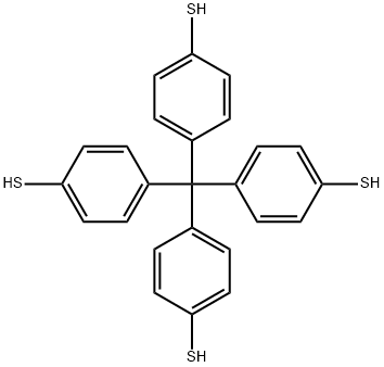 Benzenethiol, 4,4',4'',4'''-methanetetrayltetrakis- (9CI) Struktur