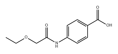 Benzoic acid, 4-[(2-ethoxyacetyl)amino]- Structure