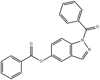 1-Benzoyl-1H-indazol-5-yl benzoate Structure