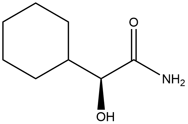 (αS)-α-Hydroxycyclohexaneacetamide Struktur