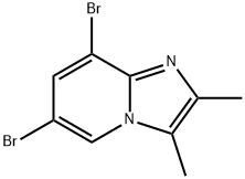 Imidazo[1,2-a]pyridine, 6,8-dibromo-2,3-dimethyl-|6,8-二溴-2,3-二甲基咪唑并[1,2-A]吡啶