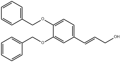 (E)-3,4-bis(Benzyloxy)cinnamyl alcohol Struktur