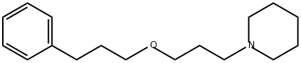 Piperidine, 1-[3-(3-phenylpropoxy)propyl]- 化学構造式