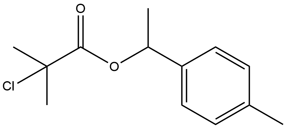 1-(4-Methylphenyl)ethyl 2-chloro-2-methylpropanoate Structure