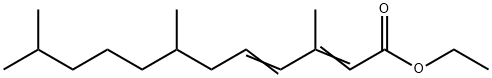 2,4-Dodecadienoic acid, 3,7,11-trimethyl-, ethyl ester Struktur