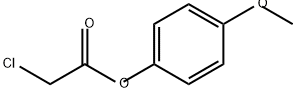 Acetic acid, 2-chloro-, 4-methoxyphenyl ester Struktur