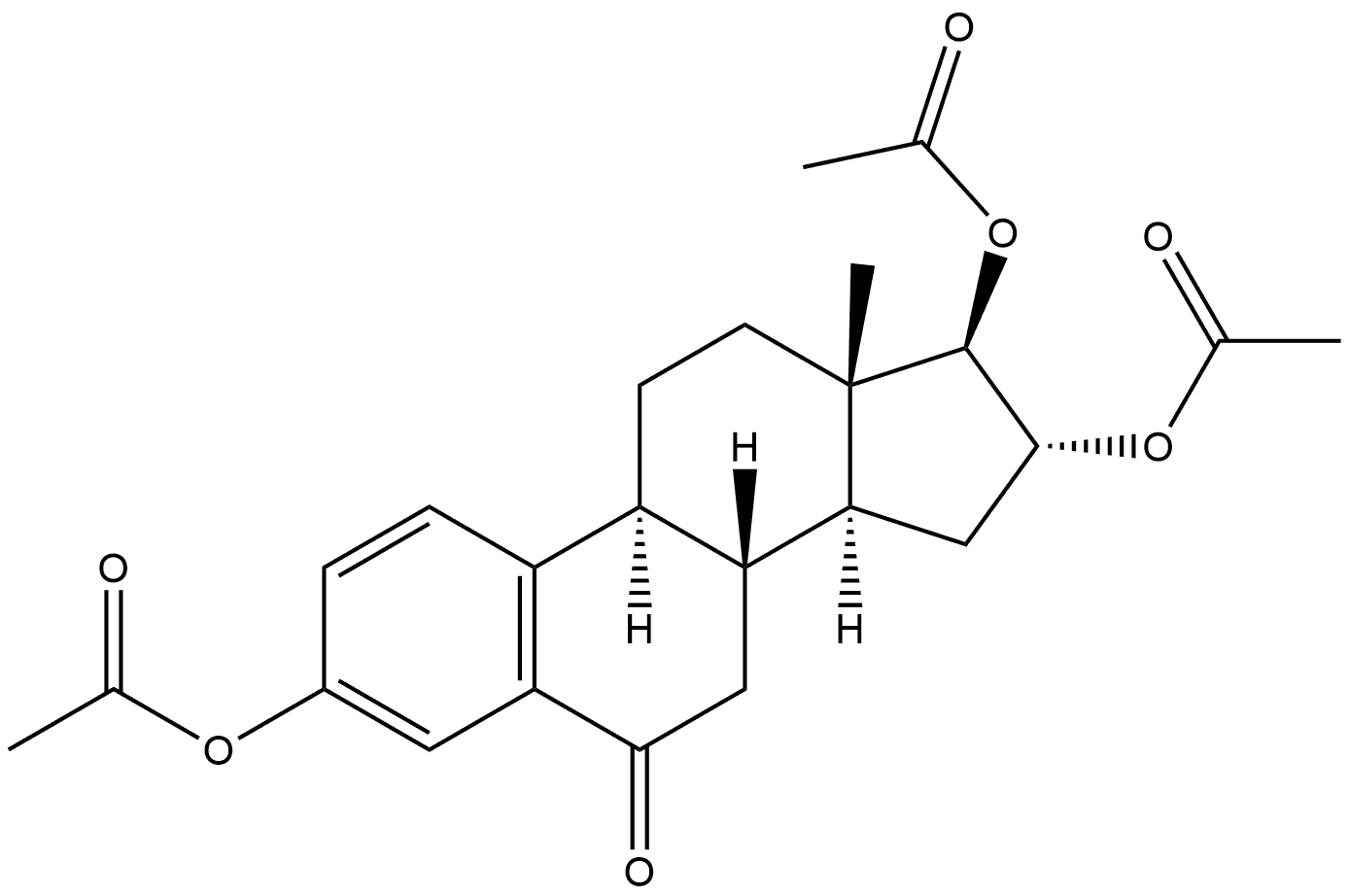 Estra-1,3,5(10)-trien-6-one, 3,16,17-tris(acetyloxy)-, (16α,17β)-