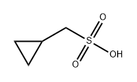 Cyclopropanemethanesulfonic acid Struktur
